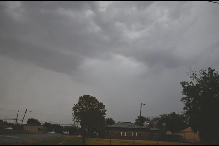 Storm clouds rolled into Seminole early Friday morning, bringing not only much needed rain but some relief from the oppressive heat. After multiple days of temperatures well into the triple digits, Friday’s clouds kept things few degrees cooler into the afternoon. —Staff photo by Andy Wilson