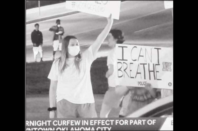 Seminole Resident Attends Oklahoma City Protest