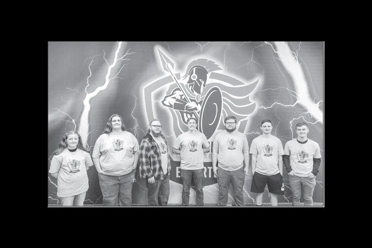 Members of the Seminole State College esports team pictured (left to right): Alexandria Flatt, Kashtin Wilson, Braden Carter, Joseph Mull, McCamey Jones, Daxton Likens and Croix Tucker. Not pictured is Destiny Branham. Courtesy Photo