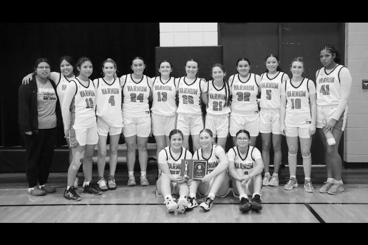 The Varnum Lady Whippets won the Runner Up Championship at the Mulhall-Orlando Basketball Tournament this past weekend..