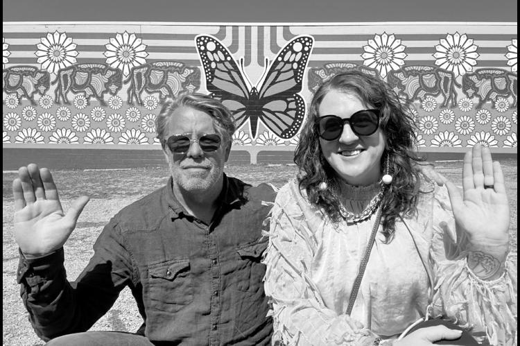 The Seminole Chamber of Commerce and the Seminole Arts Council will be hosting a ribbon cutting ceremony for the recently completed mural on Milt Phillips Ave. on Monday, March 24. Mural artist Rick Sinnett is pictured with Jacqi Dill, Executive Director 
