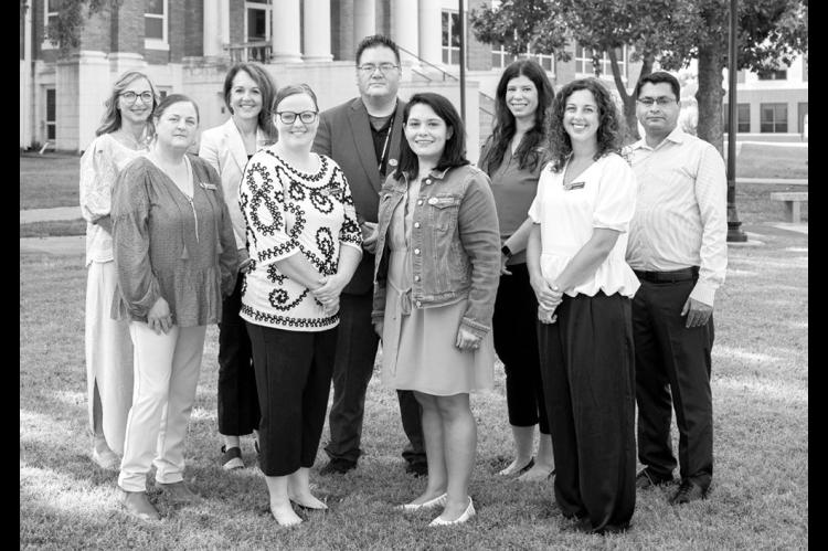New faculty for the 2026-27 academic year at East Central University includes Dr. Assad Abbas, Dr. Kelly Berry, Rhyley Brewer, Marcy Carnes, Haley Gibson, Jacye Jamar, Abigail Nixon, Melisa Smith and Jeannie Thomas. (ECU photo)