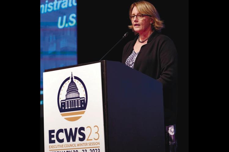 Criswell Addresses Tribal Leaders at National Congress of American Indians