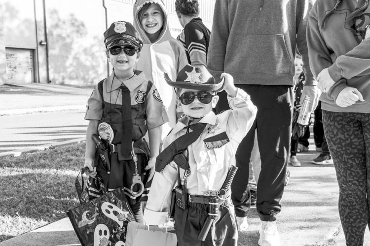 Ghosts, Goblins And More Plod Along Trick or Treat Trail