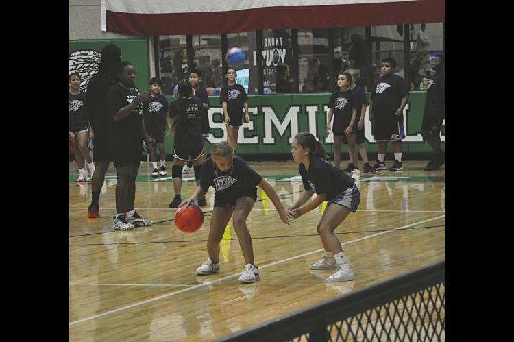 OKC Thunder Basketball Camp Visits SHS