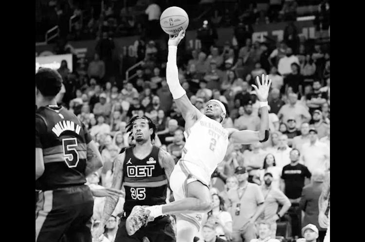 SGA’s 47 Points Carry Thunder to 114-110 OT Win Over Pistons