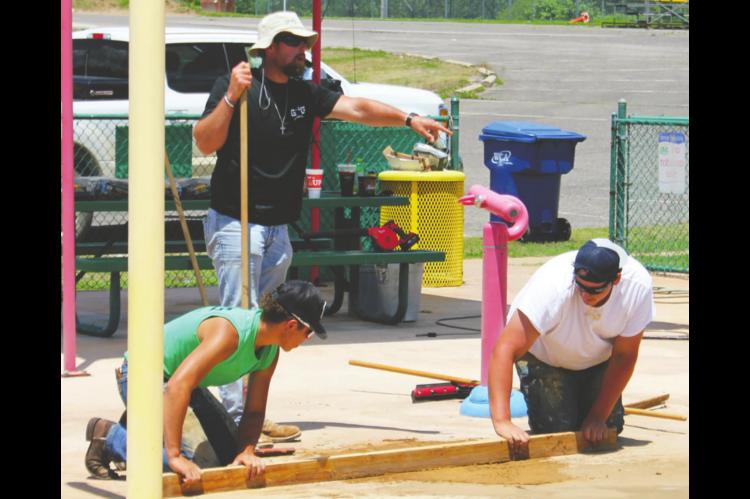 Splash Pad Repairs…