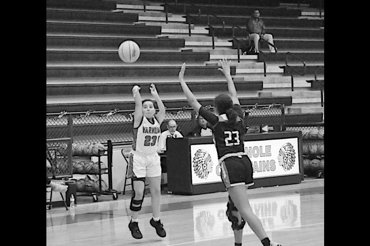 Varnum Lady Whippet Maegan Wildcat was selected to the 2025 All Star Girls Basketball Team by the OCA. Staff Photo by Bill Anderson