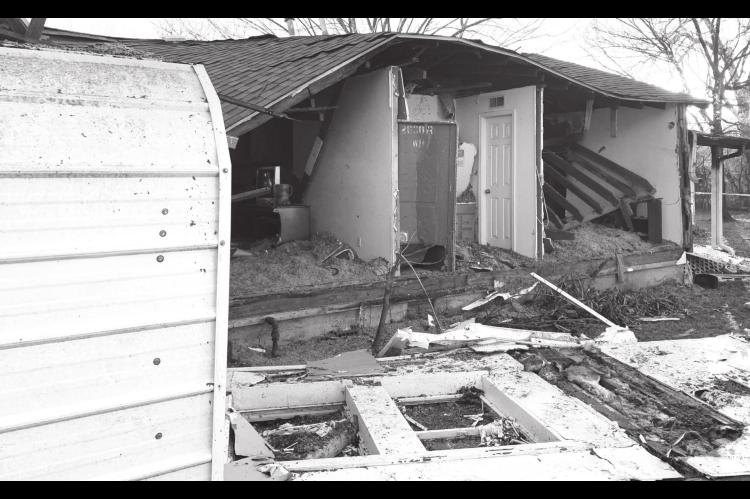 Home Explodes on Eureka, Occupant Badly Burned