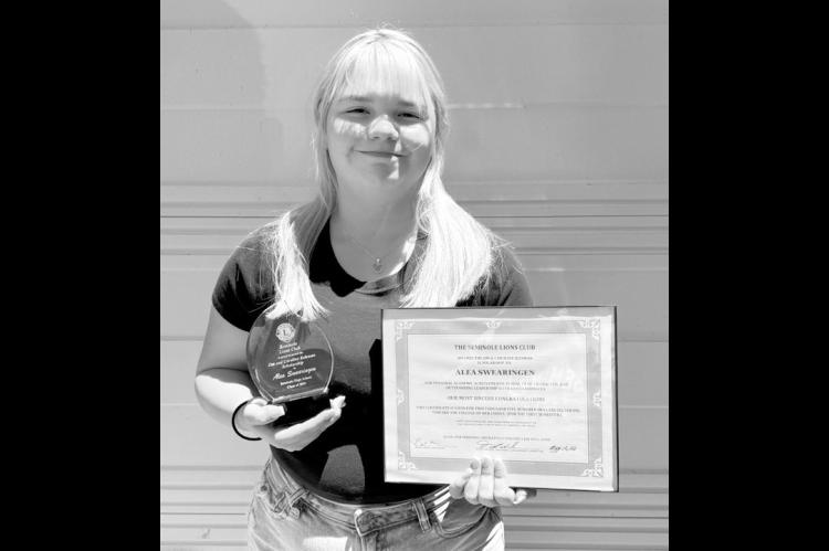 Lions Club Presents Scholarships to Three SHS Seniors