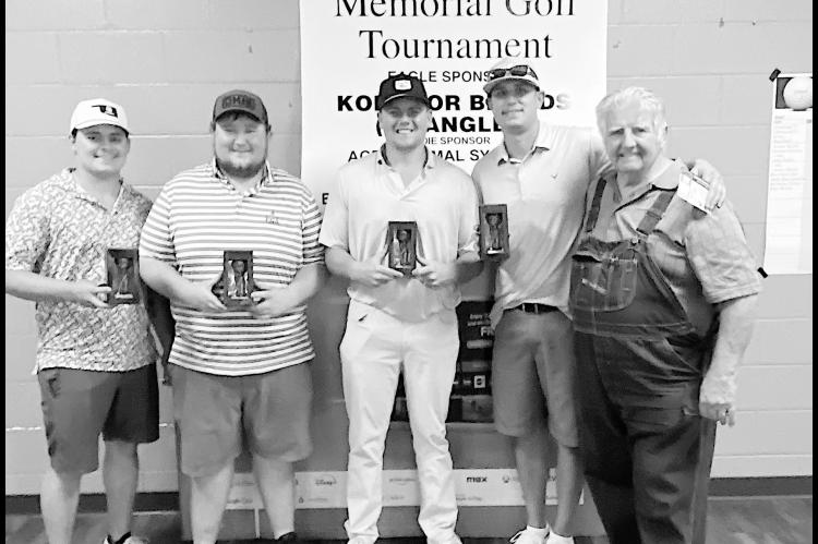 2025 second place winners in Flight A are: Jacob Fichtner, Carson Newton, Tanner Knox and Jace Martin. Courtesy Photo