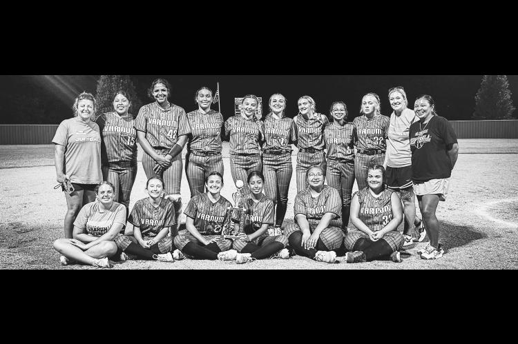 Courtesy Photo by Hallea Votaw The Varnum Lady Whippets won the Runner-Up Championship at the Stratford Softball Tournament last weekend.