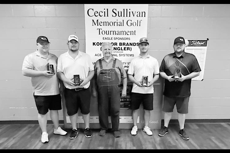 2025 Second Place winners in Flight B are: Aaron Winterscheid, Braden Allen, Riley Cosey and Max Guest. Courtesy Photo