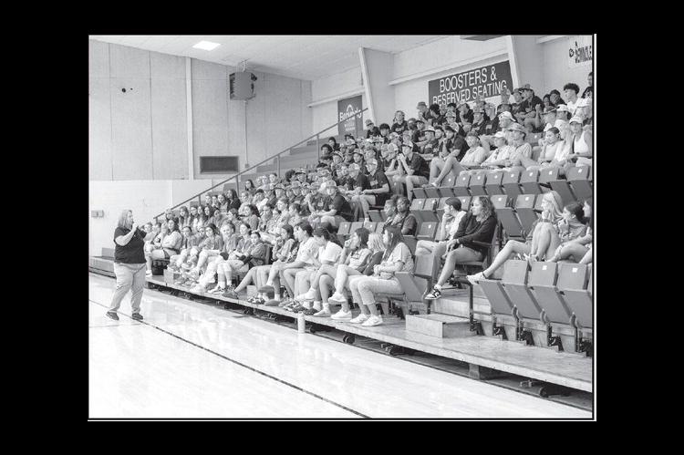SSC Athletic Director Leslie Sewell welcomes athletes across all sports to campus in the fall of 2024. (SSC photo)