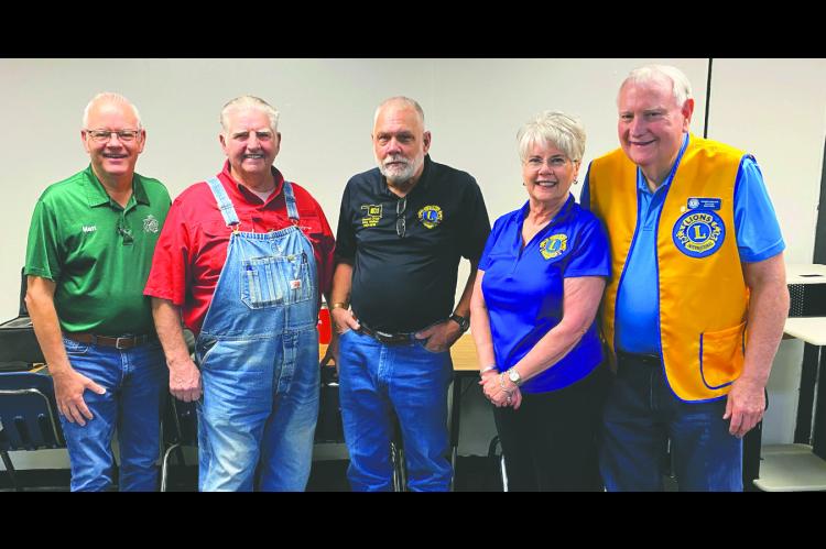 The Seminole Lions Club just completed another year of KidSight Vision Screening. Nearly 1,500 students were screened in 11 different schools. Those working this year were Lions Les Walker, Danna and Matt Riffle, Greg Walker, Lisa Saxon, Chuck Chadick, Fred Bunyan, Krista Stapp, Dale Donaho, Amy Bagwell and Tonya Ricks. Pictured at left are those who did the screening at Northwood Elementary, including (l-r) Matt Pollock, Chuck Chadick, Greg Walker, Danna Riffle and Matt Riffle. —Photo courtesy Les Walker