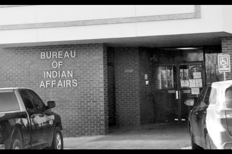Pictured above is the BIA office at 600 N. Milt Phillips in Seminole. According to documents provided by a Washington DC government relations firm, the lease on the building has been terminated at the direction of DOGE. (Staff photo by Bill Anderson)