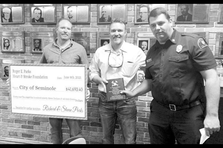 Foundation Makes Life-saving Donation to City of Seminole