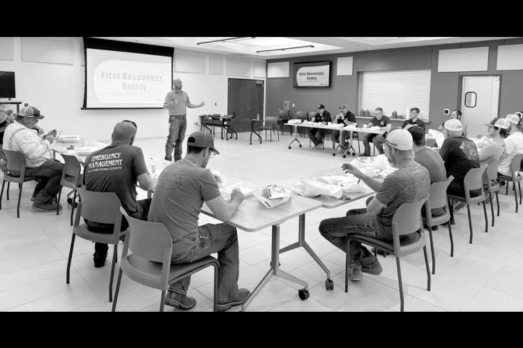First responders from a multi-county area attended CVEC’s recent safety event. (Courtesy photo)
