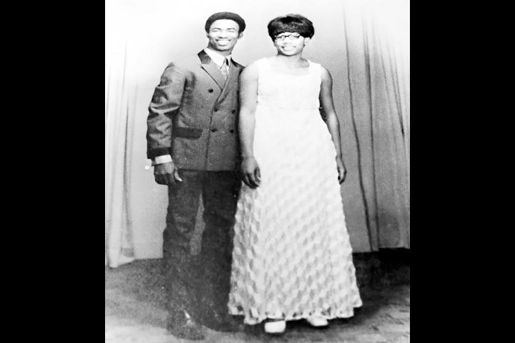 As captioned in the 1971 Seminole Junior College yearbook: Miss Darlene Washington and John Purify have the honor of being the Campus King and Queen of Seminole Junior College. The winners were announced in a pep assembly by Dickie Dollar, President of the Student Senate. The contest was sponsored by Phi Beta Lamba and each club at the college sponsored two candidates. The winners were chosen by a penny a vote. (Image provided by Montye Purify)