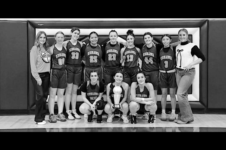 The Konawa Lady Tigers took 3rd place at the Bowlegs Basketball Tournament Saturday over Bowlegs with a score of 41-31. Courtesy Photo