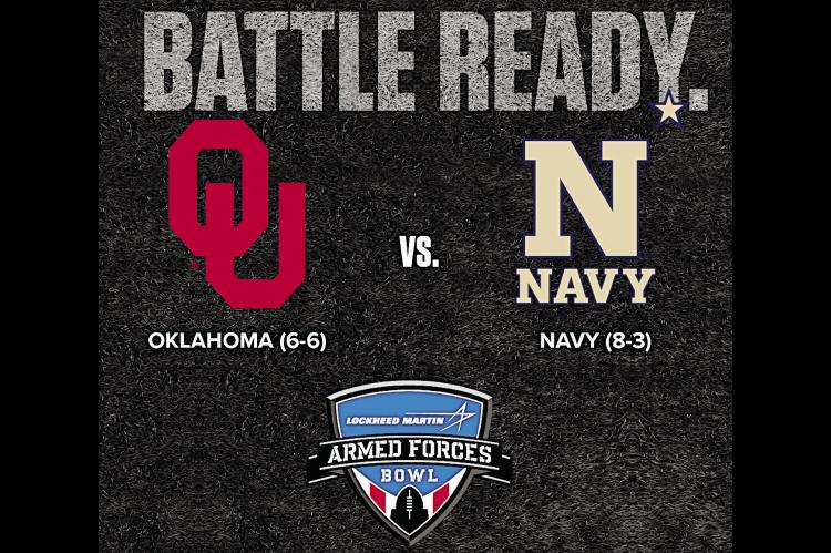 OU Sooners to Play in the Armed Forces Bowl December 27