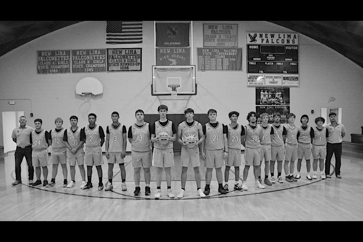 On Media Day, New Lima introduced the 2026 New Lima Falcon Boys Basketball Team Staff Photo by Bill Anderson