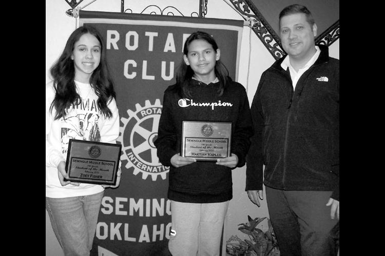 SMS February Rotary Students of The Month