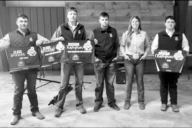 Strother ag mechanics recently competed at the T&amp;D Meats Ag Mechanics Show. Bronze Overall: Hunter &amp; Mylams picnic table. Their table won its class and division. Res. Division in Wood and 2nd in class: Nathan’s concealment flag sign Classwinner(