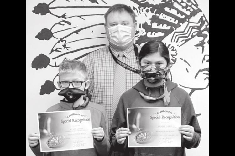 6th Grade: Congratulations to the January Students of the Month
