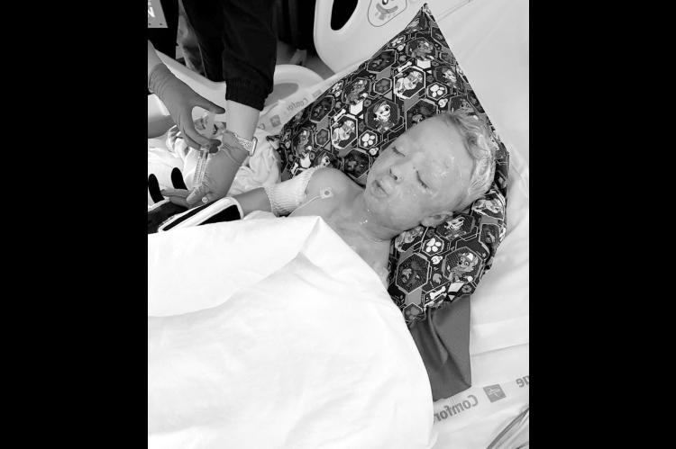 Four-year-old Ryker Corona suffered second degree burns on his face, chest and arms in an explosion at the Jasmine Moran Children’s Museum Saturday, June 21. Ryker underwent surgery in Oklahoma City yesterday. —Photo courtesy the Corona family
