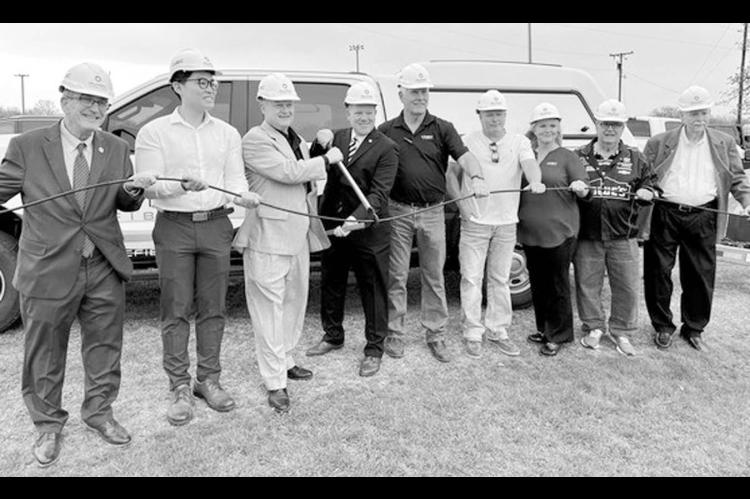 OBO and CVEC Fiber officials, local legislators and municipal officials were on hand last Friday morning as five projects totaling $16.2 million for high-speed internet expansion were officially launched in Konawa by the Oklahoma Broadband Office and inte