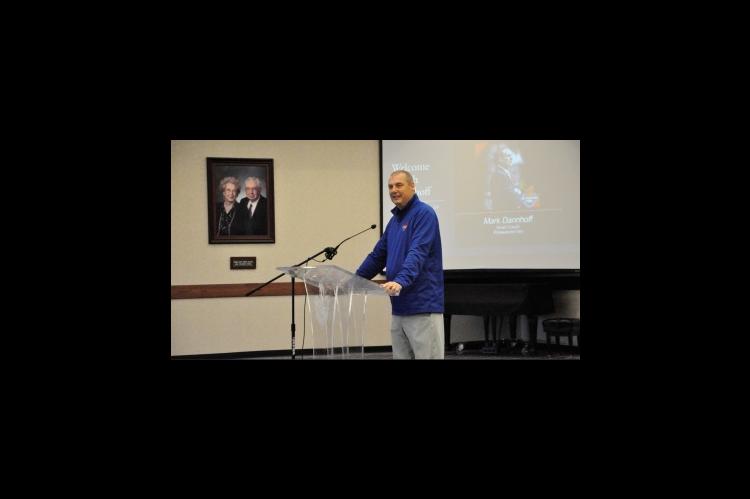 Potawatomi Fire Head Coach Dannhoff Speaks at Haney Center