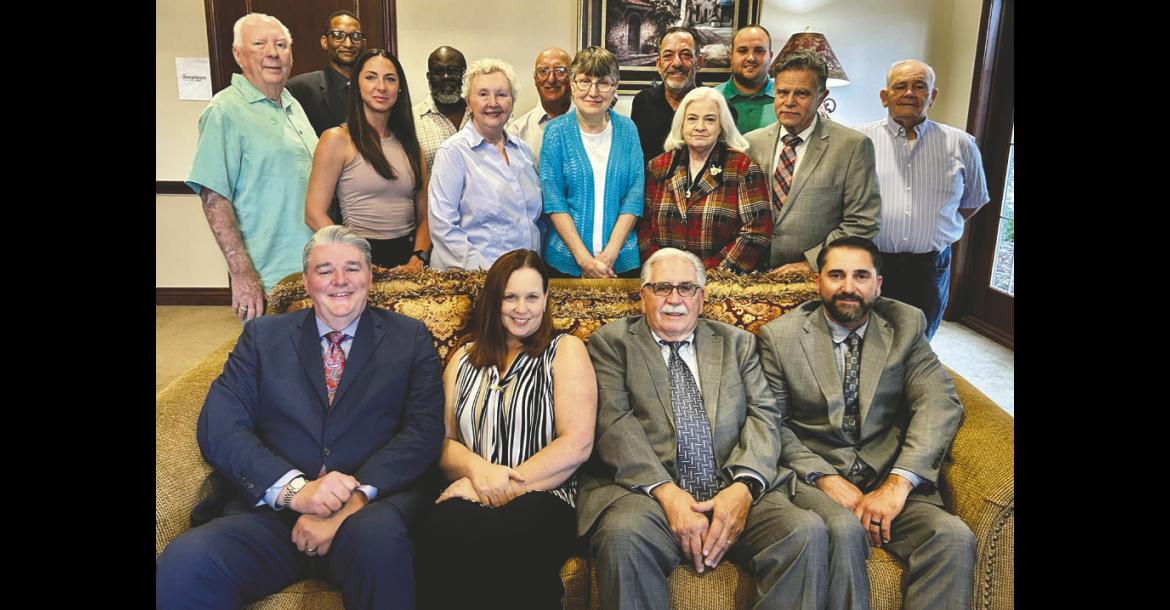 The staff of Swearingen Funeral Home. (Staff photo by Ken Childers)