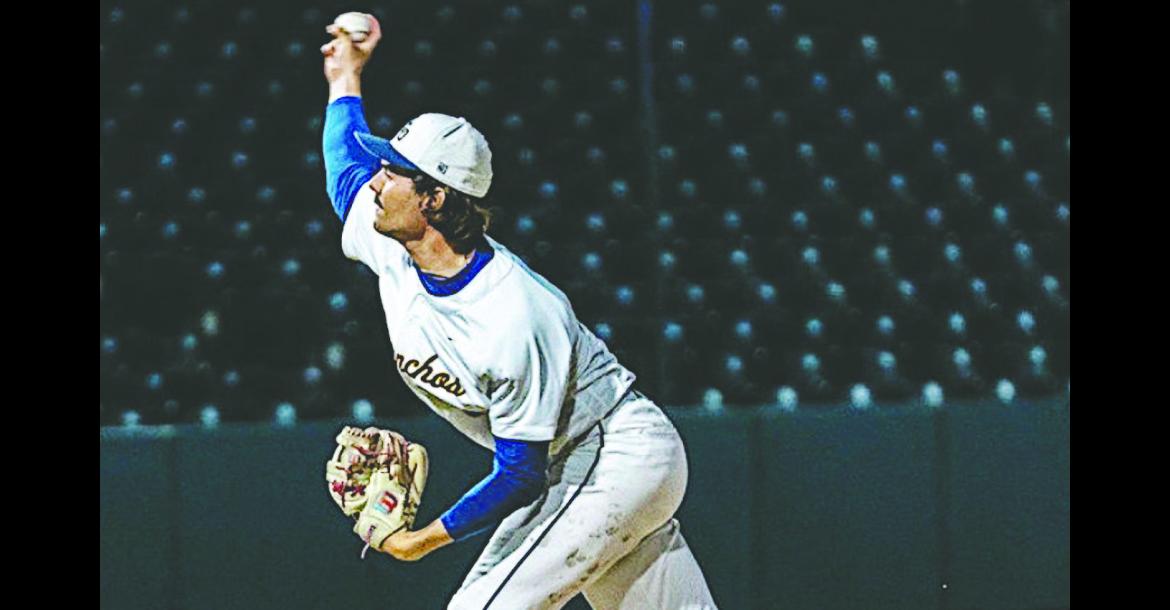 Seminole native Mylan Childers is shown pitching for the University of Central Oklahoma Bronchos. Childers has transferred to New Mexico State University in Las Cruces. (Courtesy photo)