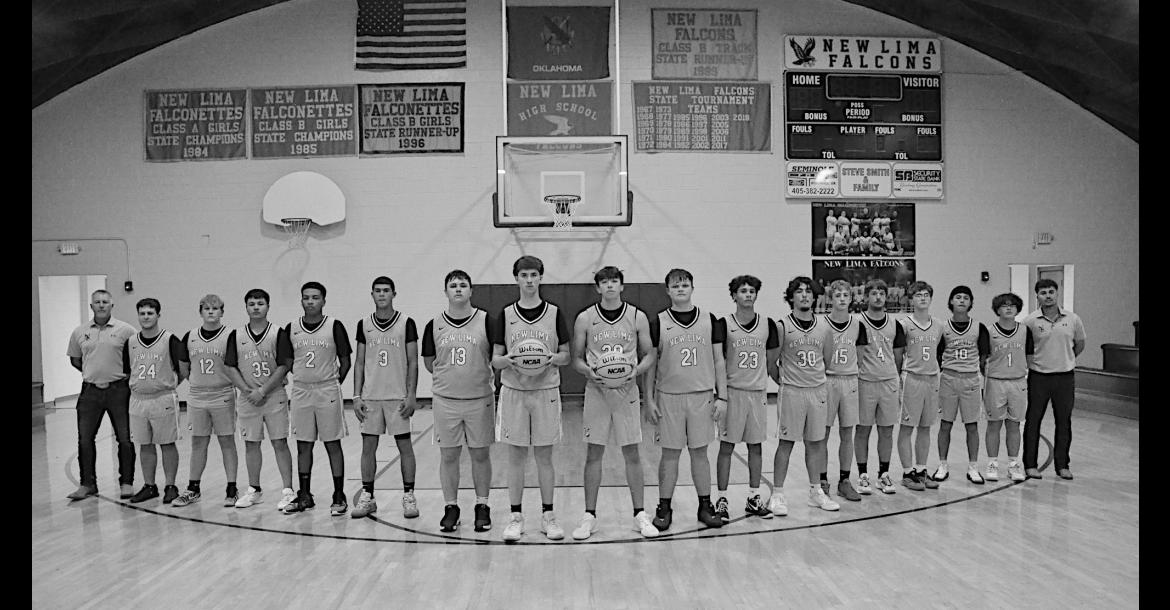 On Media Day, New Lima introduced the 2026 New Lima Falcon Boys Basketball Team Staff Photo by Bill Anderson