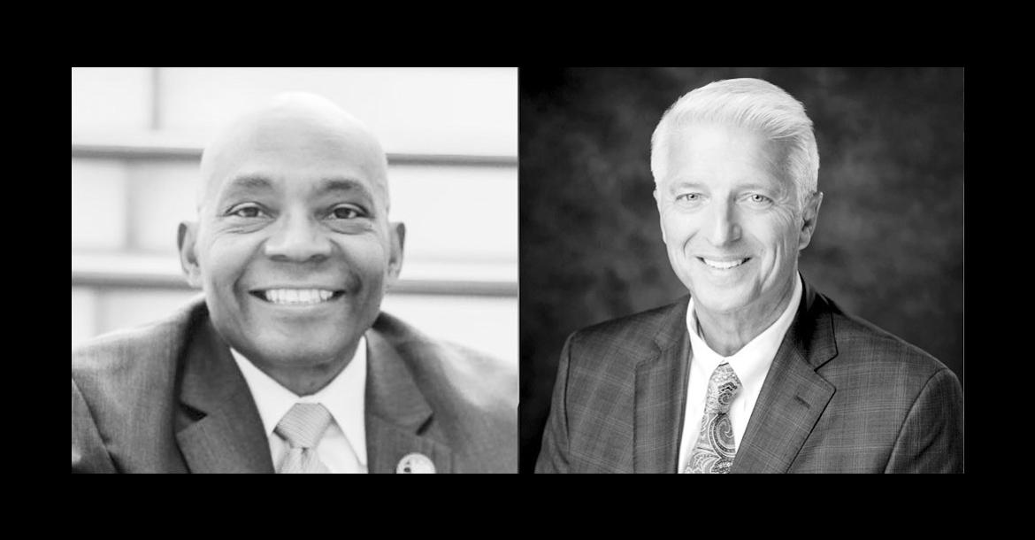 James Taylor, left, will face off against Robert Franklin in the Republican runoff for state superintendent. (Provided photos)