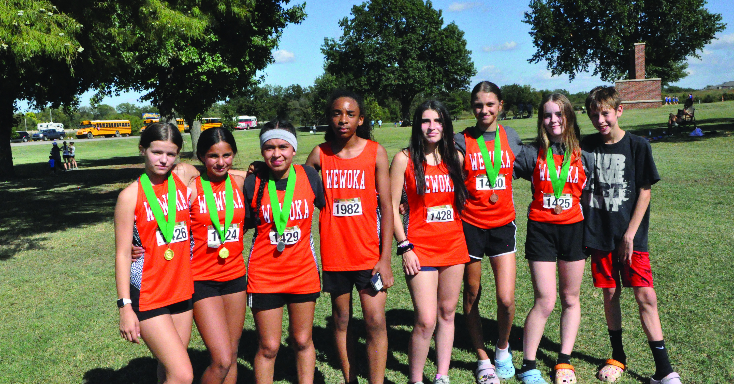 Wewoka JH Cross Country Team Place 2nd at OBU Seminole Producer