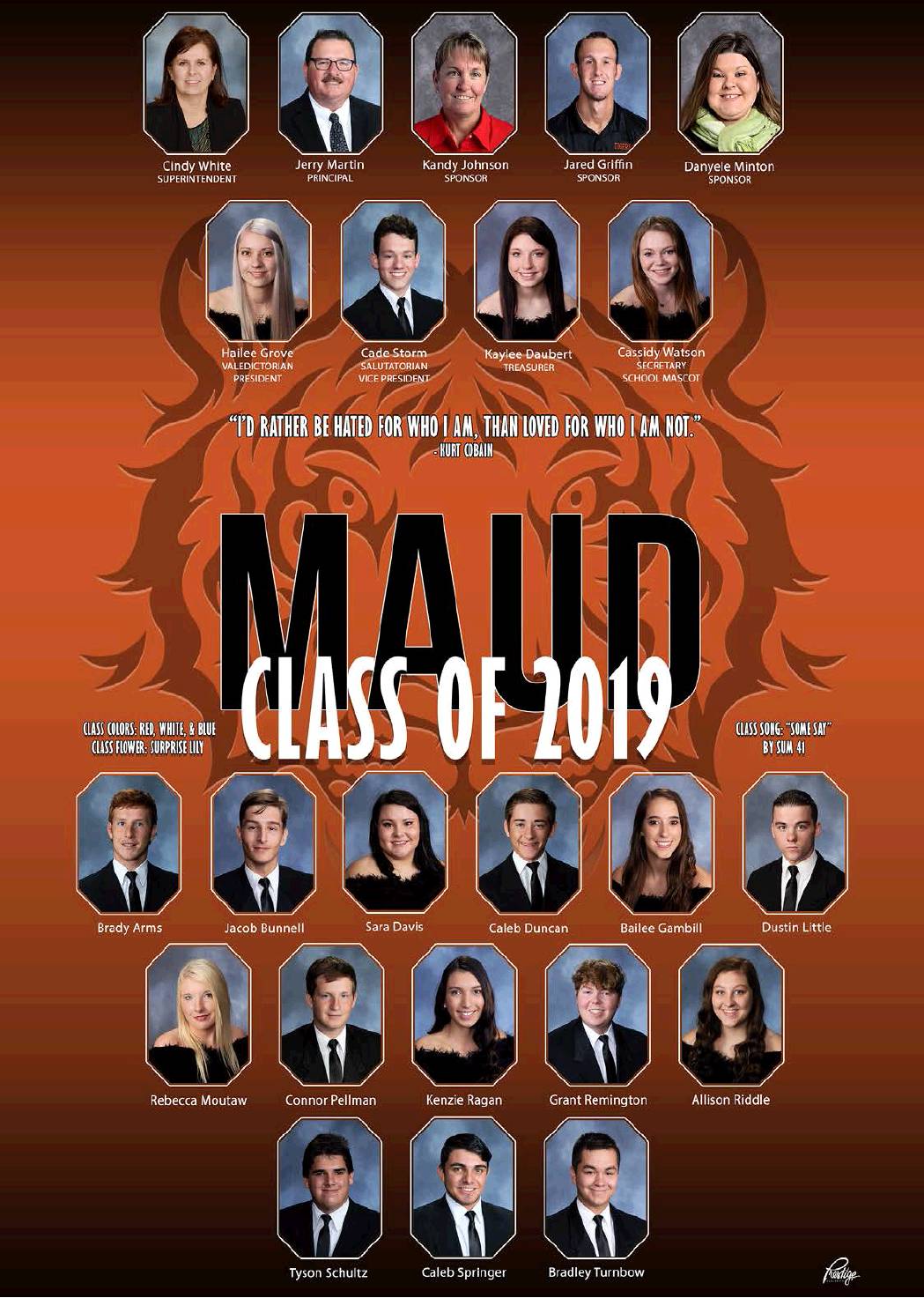 Maud High School 2019 Graduates Seminole Producer