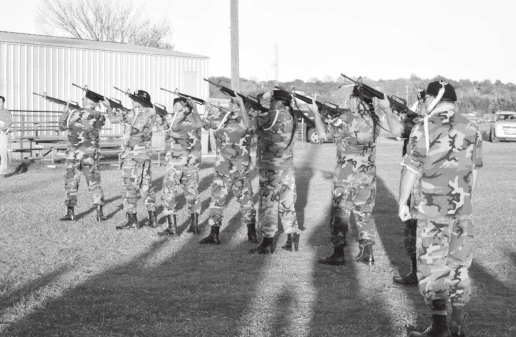 What is a firing squad execution image