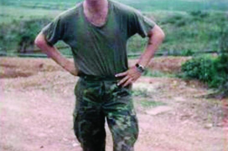 Roy Boydstun pictured in Vietnam during his time of service with the US Marines. Boydstun, former Seminole Fire Chief, has been selected to participate in the upcoming Oklahoma Warriors Honor Flight to Washington, D.C. (Courtesy photo)