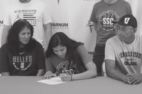 Varnum’s Grace Lena Signs Her Letter of Intent to Play for SSC