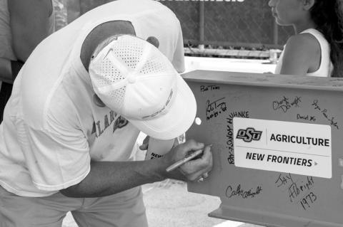 New Frontiers Tailgate & Beam Signing Celebrates Progress