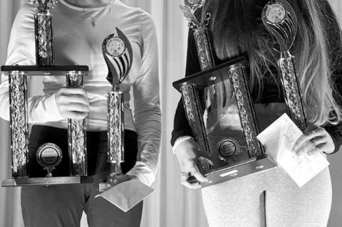 Autumn Keesee and Kendall Sawyer claimed the 9th-12th grade Division Winner