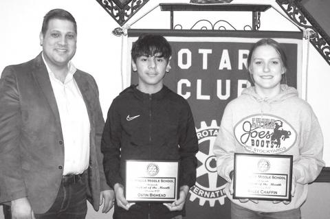 Seminole Middle School Announces February Rotary Students of the Month