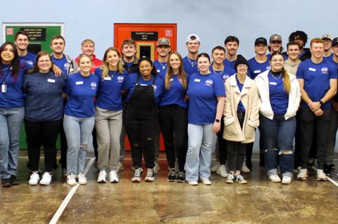 SSC Leadership Students Volunteer At Boys And Girls Club in Wewoka