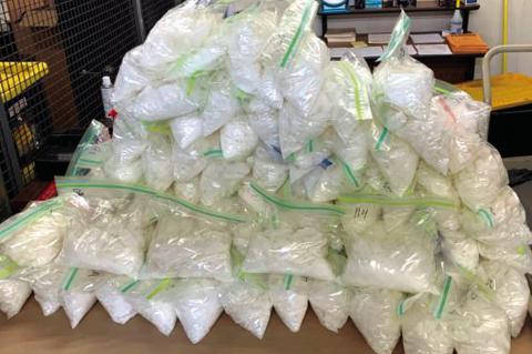 Pictured above is a methamphetamine seizure by the Oklahoma Bureau of Narcotics. The bureau released its 2024 Drug Threat Assessment last Friday, which revealed that meth was the leading cause of overdose deaths in Seminole County in 2023. Despite the hig