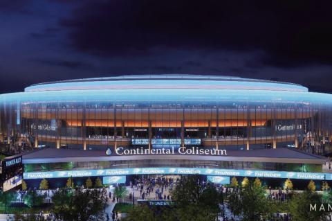 New OKC Arena Officially Named the Continental Coliseum
