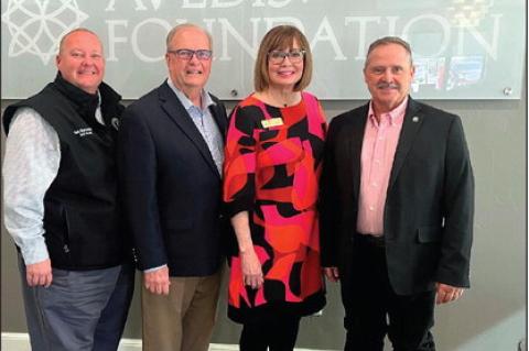 L-r: State Rep. Dell Kerbs, State Rep. Danny Williams, Dr. Kathy Laster (president and CEO of Avedis Foundation) and State Rep. Danny Sterling pose for group picture at the Nonprofit Advocacy Forum and Legislative Luncheon on Friday, February 6, hosted at