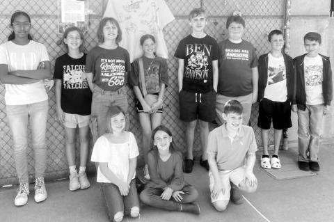 New Lima Gifted and Talented students recently went on their yearly field trip. They started the day with a guided tour of the Oklahoma State Capitol, journeyed on the Oklahoma Memorial to place a signed t-shirt on the fence, and ended the day at Incredib