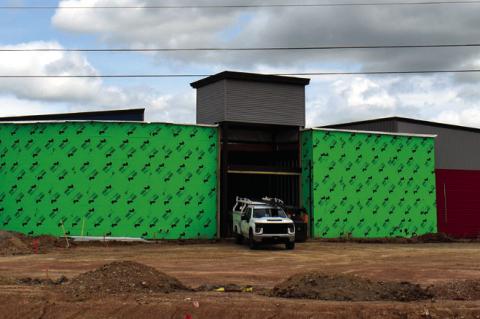 The future “Hey Seminole” family entertainment center on Highway 9. (Staff photo by Andy Wilson)